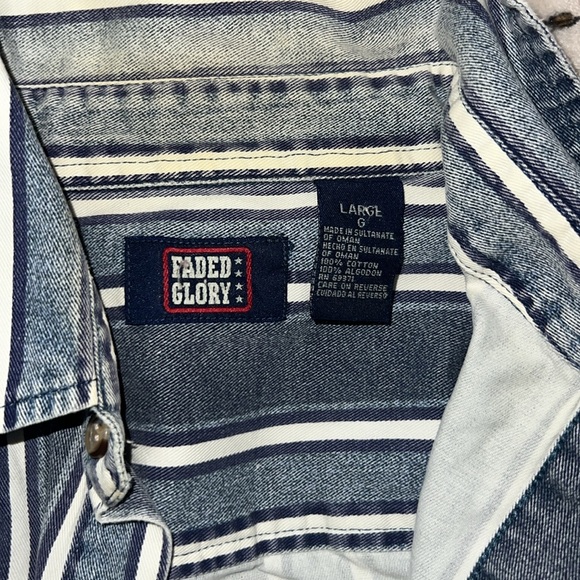 Vintage Faded Glory Button Up - Picture 3 of 3